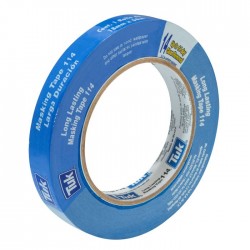 Cinta Adhesiva Masking Azul Tuk 114, 18 mm x 50 m.