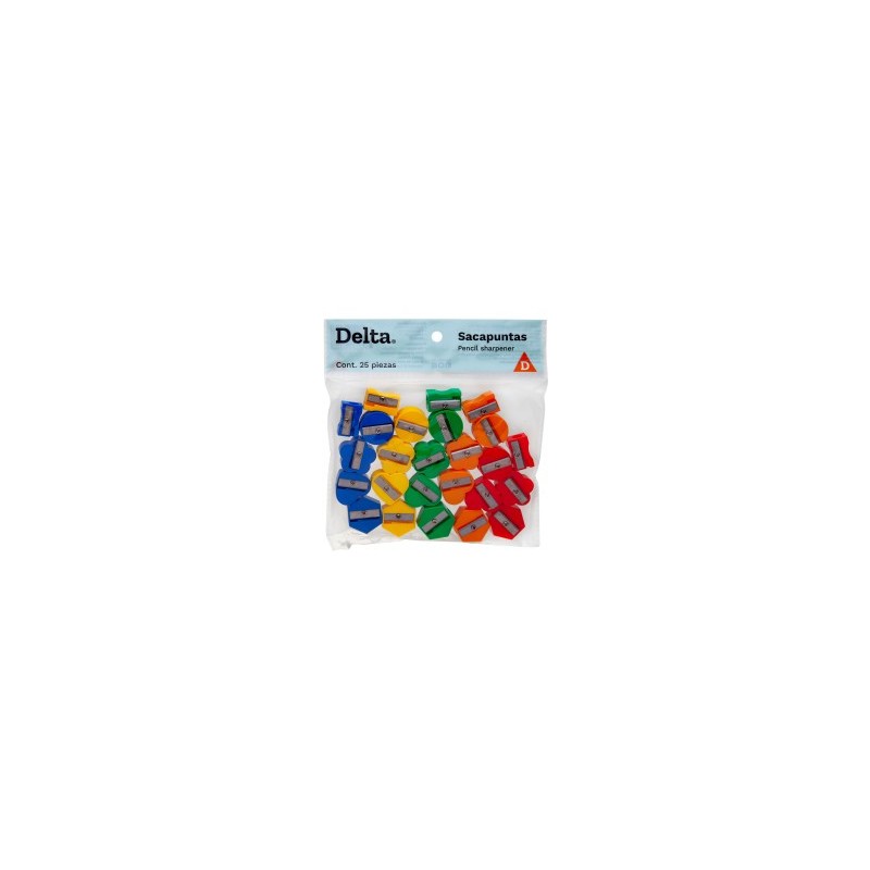 Sacapuntas Plástico Delta SKD25 Figuras C/25 Surtidos