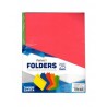 Folder Intensos Fortec Arcoiris C/25 Carta, Colores Surtidos