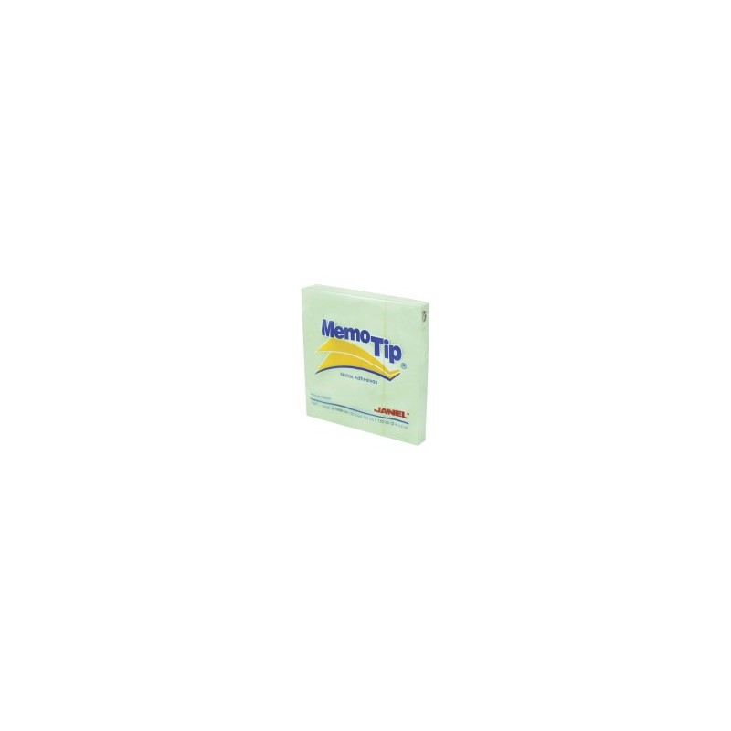 Block MemoTip Janel Pastel Surtido 7.6 x 7.6 cm C/100 h.