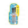 Bolígrafo Retráctil Punto Mediano 1.0 mm Paper Mate Kilométrico RT Bl/3 Negro