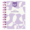 Libreta Apuntes Espiral Doble O Kiut 527530 Raya 14 x 10.5 cm 80 h.