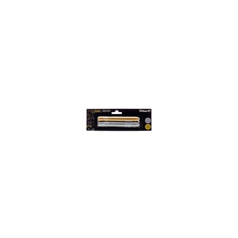 Marcador Metálico Pelikan Markatodo Bl/2 Oro/Plata
