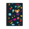 Libreta Apuntes 1/8 Estrella 0326 10.2 x 15.2 cm 100 h.