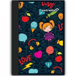Libreta Apuntes 1/8 Estrella 0326 10.2 x 15.2 cm 100 h.