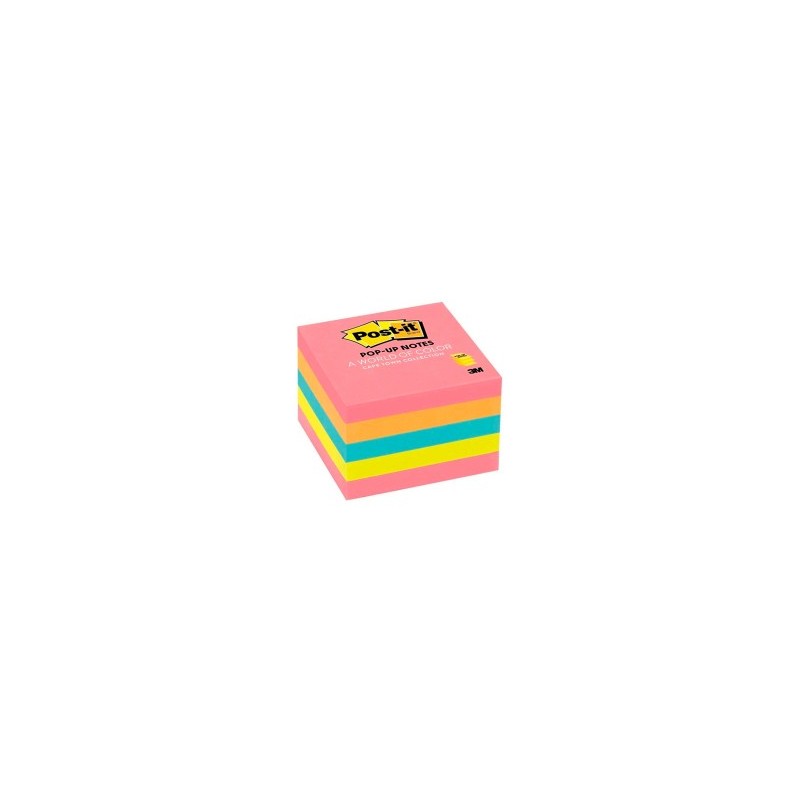 Cubo Post-it Pop-Up Capetown 7.6 x 7.6 cm C/500 h.