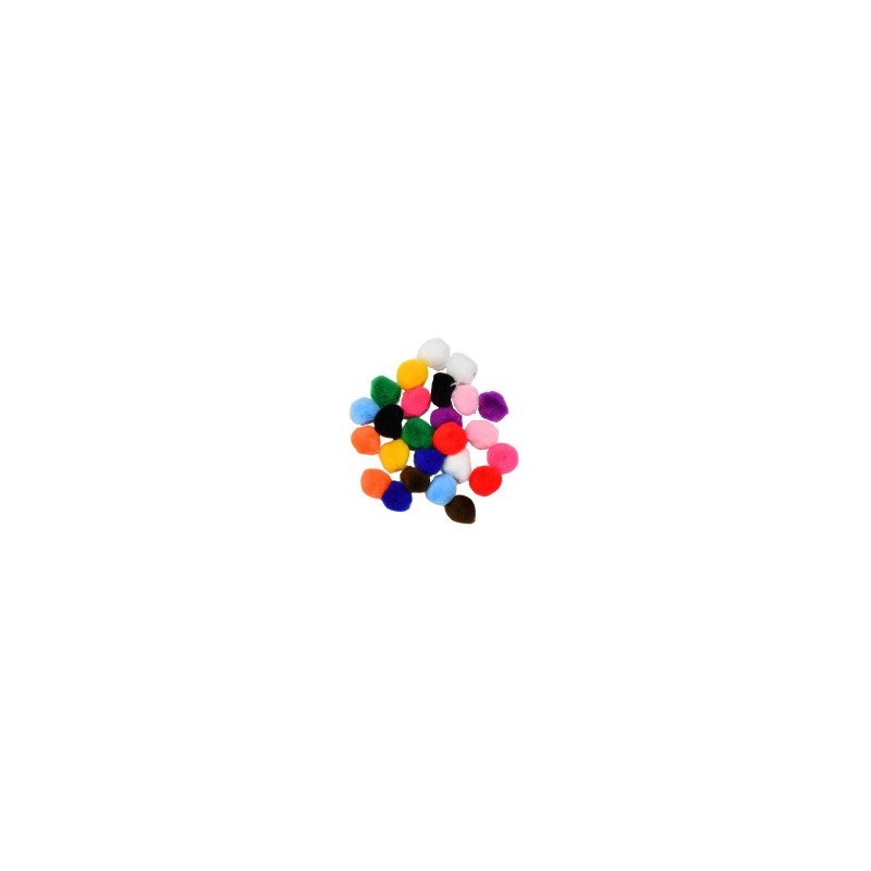 Pompon Sederia No.25 Multicolor Bolsa C/25 Pzs.