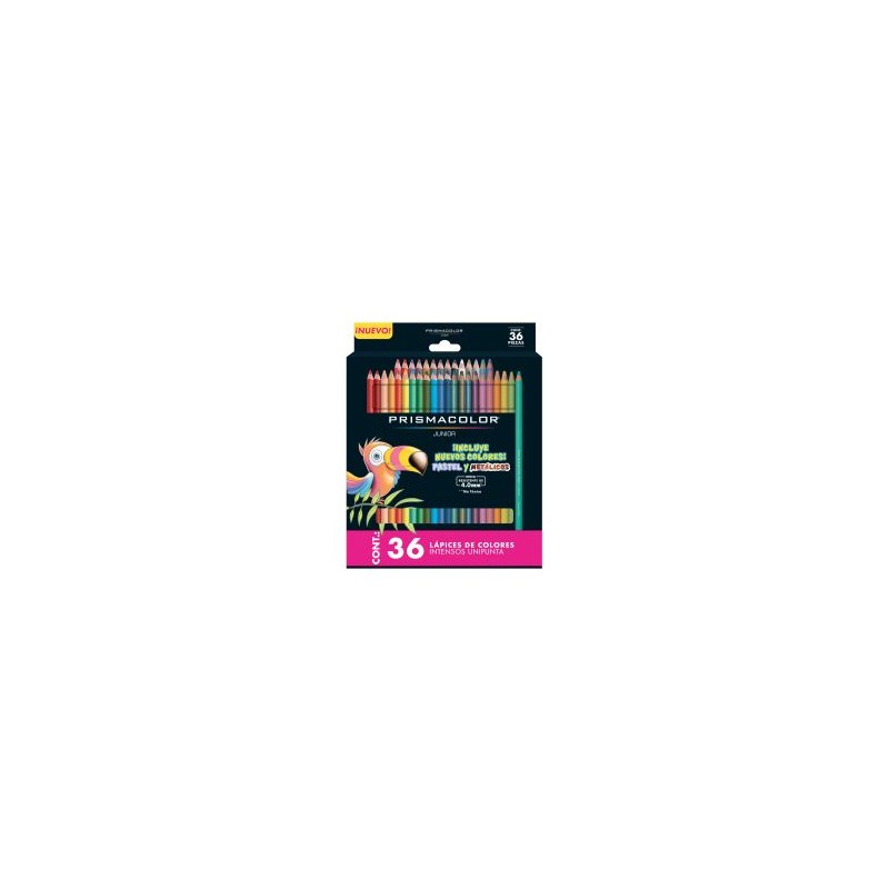 Lápices de Colores Prismacolor Junior Redondos C/36