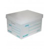 Caja para Archivo Plástico Cartonplast Oficio 50 x 36.5 x 25 cm. Tapa Separada