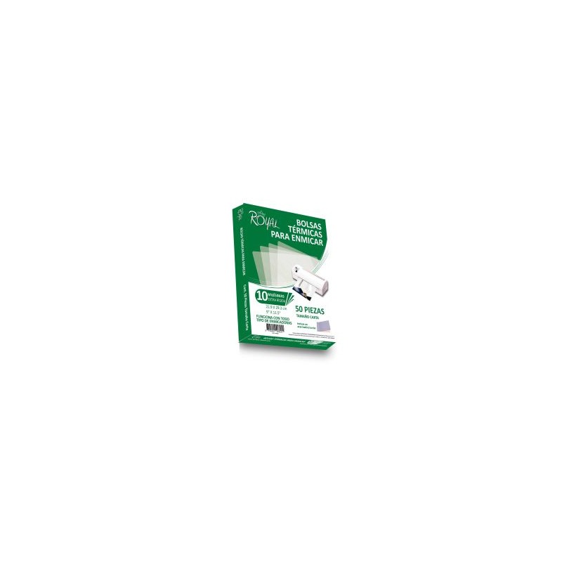 Mica Térmica 10 mil. Royal Carta con 50 piezas