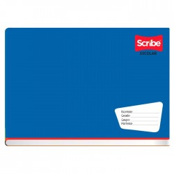 Cuaderno Forma Italiana Grapado Scribe Escolar 6142 Cuadro Chico 50 h.