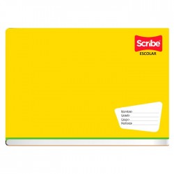 Cuaderno Forma Italiana Grapado Scribe Escolar 6138 Cuadro Alemán 100 h.
