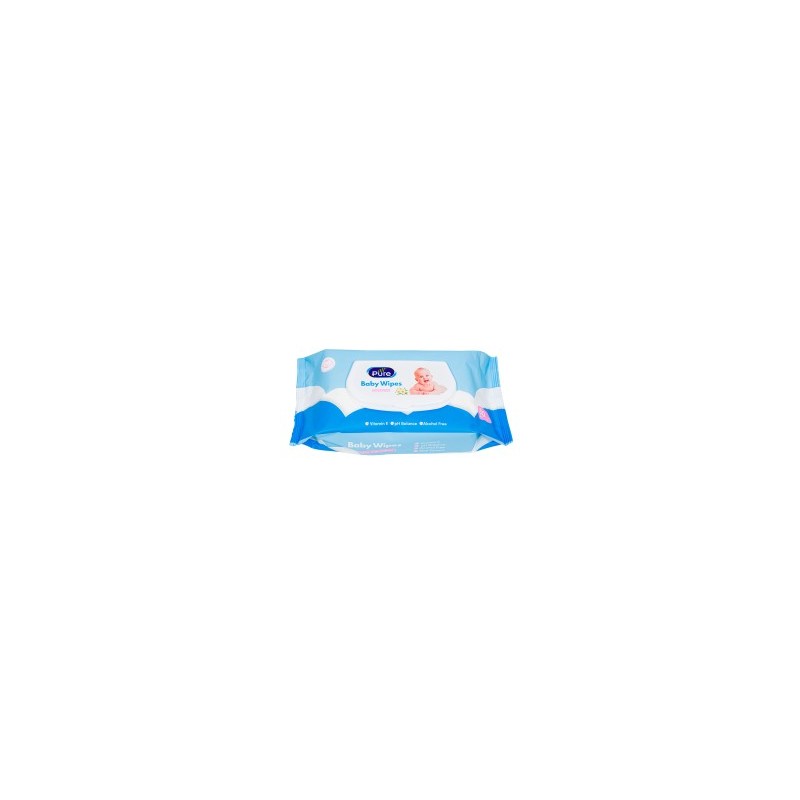 TOALLAS HUMEDAS P/BEBE ALL PURE 92286 MANZANILLA C/80 HOJAS