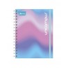 Cuaderno Pasta Dura Espiral Doble O Unicampus 582879 Raya, 160 h, 17.8 x 24 cm.