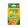 Gises de Colores Crayola 50-1412 con 12 piezas
