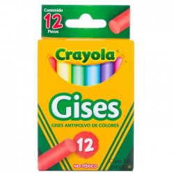 Gises de Colores Crayola 50-1412 con 12 piezas