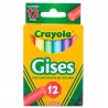 Gises de Colores Crayola 50-1412 con 12 piezas