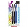 Bolígrafo Retráctil Punto Mediano 1.0 mm Zebra Z-Grip Bl/3