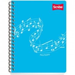 Cuaderno Profesional Espiral Doble O Scribe Clásico 2908 Pautado 100 h.