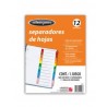 Indice Sep.12 Div. Wilson Jones P2458 Carta Tab Sin Numeracion