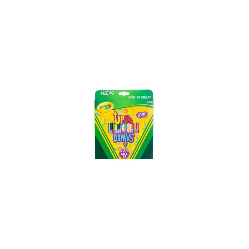 Lápices de Colores Crayola Up&Down Redondos C/24x48