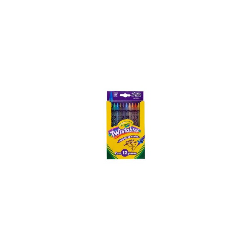 Lápices de Colores Crayola Twistables C/12