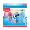 Plumones Maped Color Peps Ocean C/36 Lavables