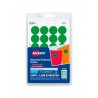 Etiqueta Redonda Verde Avery 2105 3/4" Bl/1008