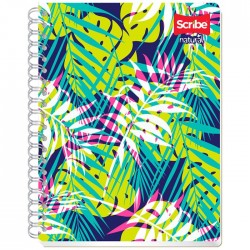 Cuaderno Profesional Espiral Doble O Scribe Natural 8080 Raya 200 H.
