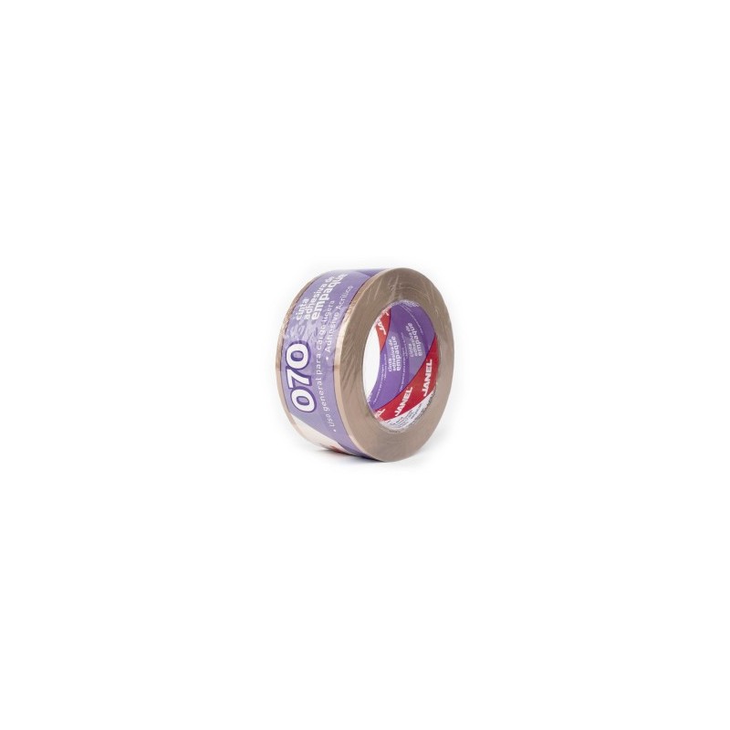 Cinta Adhesiva Empaque Canela Janel 070, 48 mm x 150 m. Rollo, Adhesivo Acrílico