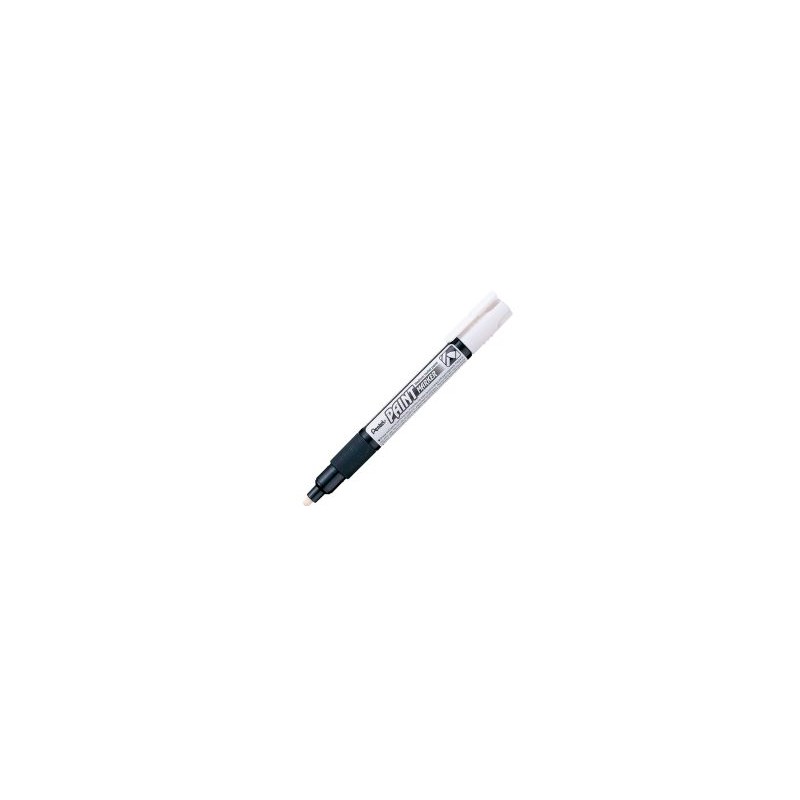 Marcador Permanente Pentel Paint Marker MMP20-W Blanco, Punta bala 2-4 mm
