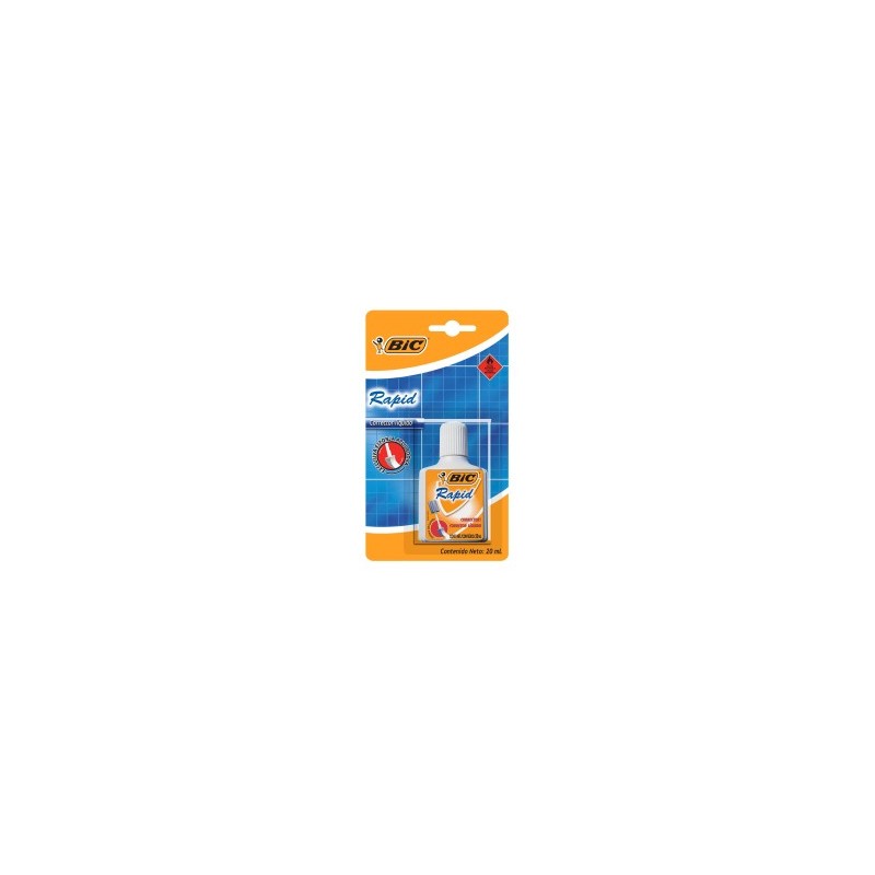 Corrector Líquido Bic Rapid 20 ml. Bl/1