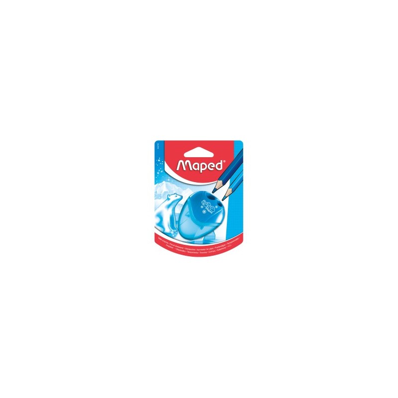 Sacapuntas con Depósito Maped Igloo 2 Orificios Bl/1