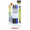 Lapicero 0.5mm ZEBRA Z-Grip Bl/3