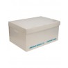 Caja para Archivo Plástico Cartonplast Oficio 50 x 36.5 x 25 cm. Tapa Integrada