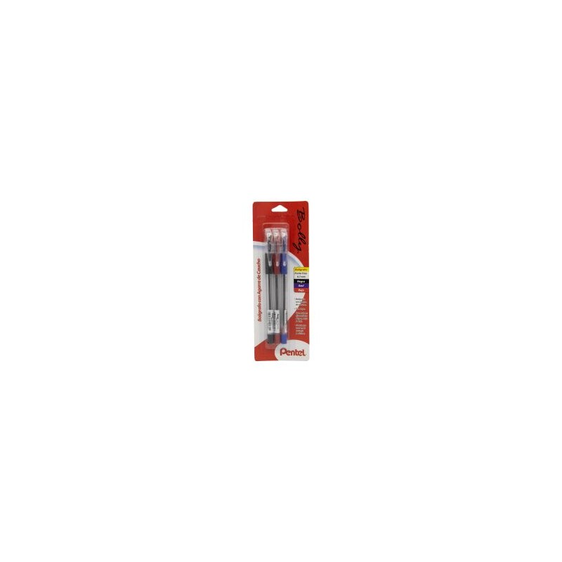 Bolígrafo Punto Fino 0.7 mm Pentel Bolly Bl/3 Básicos