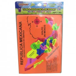 Tabla De Foamy Pascua Rep. Mexicana Carta 6Tab Mexico