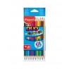 Lápices de Colores Maped Color Peps Triangulares Doble Punta C/12x24