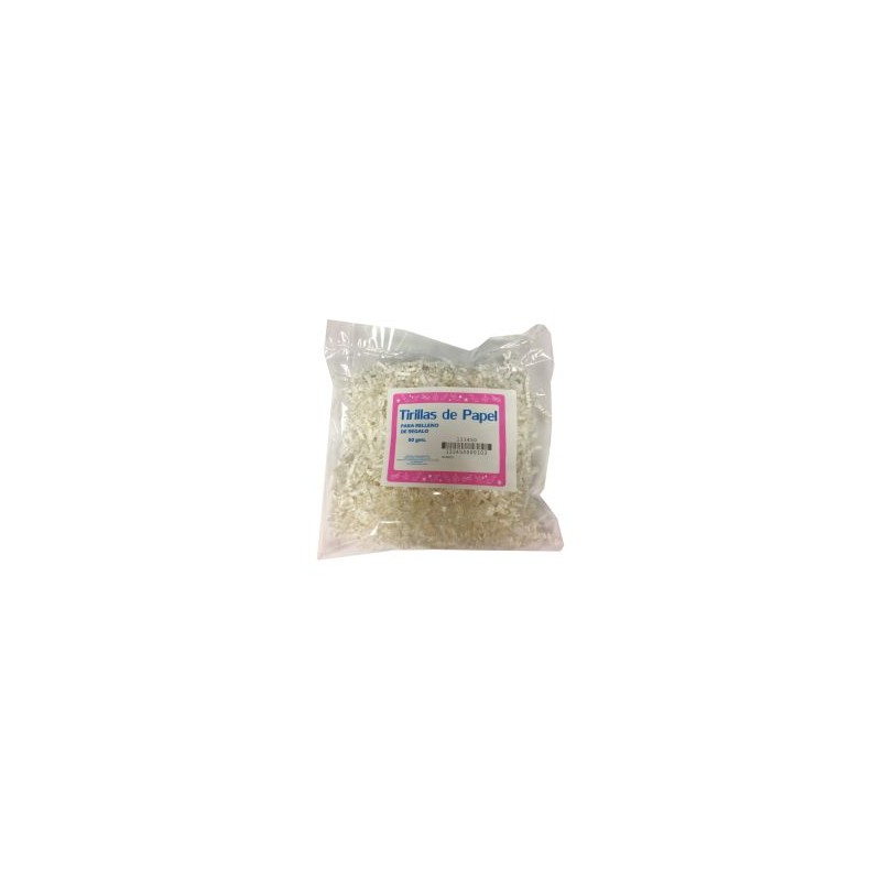 TIRILLA DE PAPEL P/DECORAR BLANCO 50 GRS