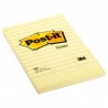 Block Post-it Amarillo Rayado 10.1 x 15.2 cm 100 h.