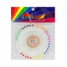 Alfileres Cabeza Colores Confetti Bl/1 Roseta 40 Pza.
