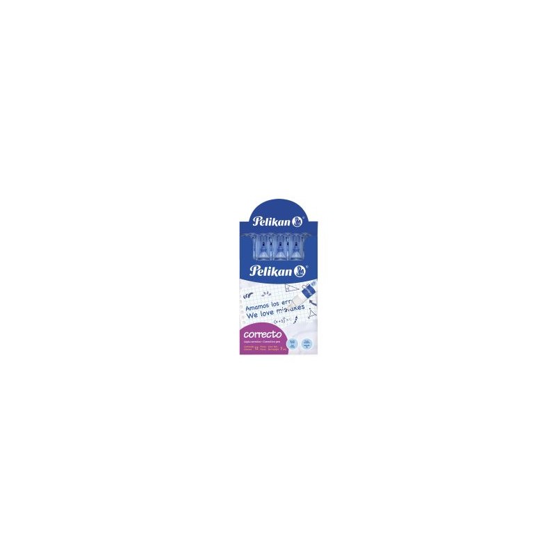 Corrector Líquido Pluma Pelikan 7 ml. C/12