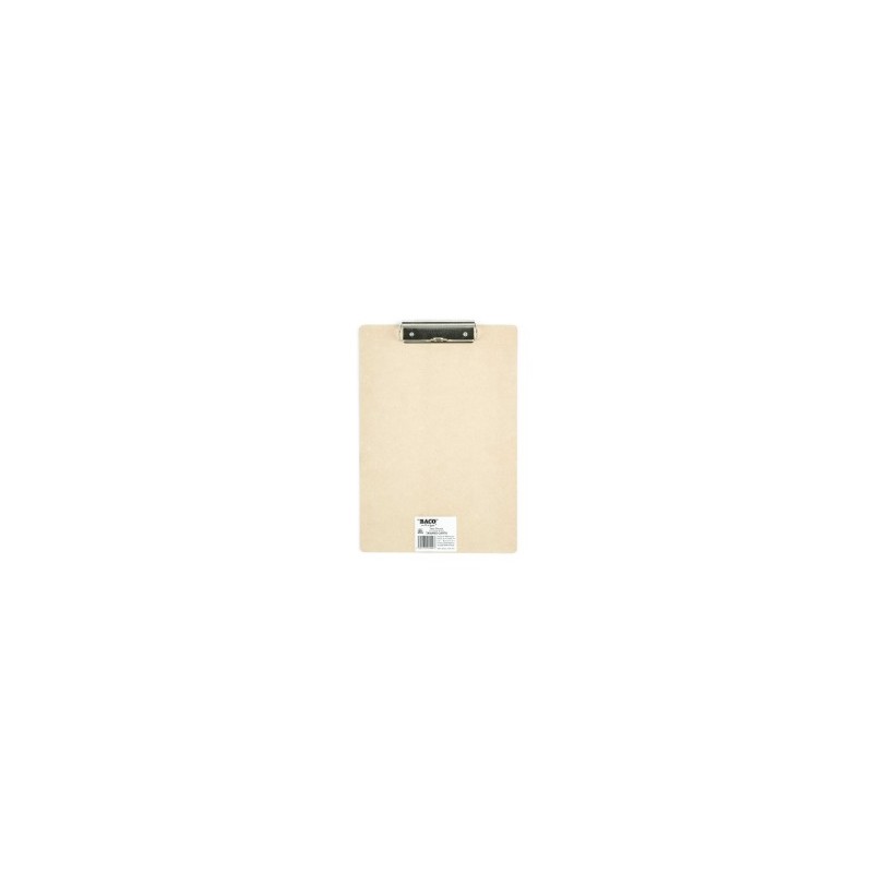 Tabla Agarrapapel Carta Baco 14047 Fibracel Broche Alambre