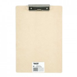 Tabla Agarrapapel Carta Baco 14047 Fibracel Broche Alambre