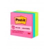 Cubo Post-it Neón Ultra 7.6 x 7.6 cm C/400 h.