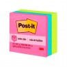 Cubo Post-it Neón Ultra 7.6 x 7.6 cm C/400 h.