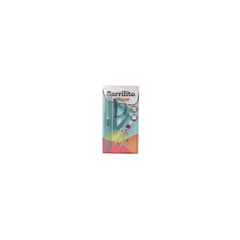 Equipo de Geometría Flexible Barrilito G-Flex, Compás de Precisión