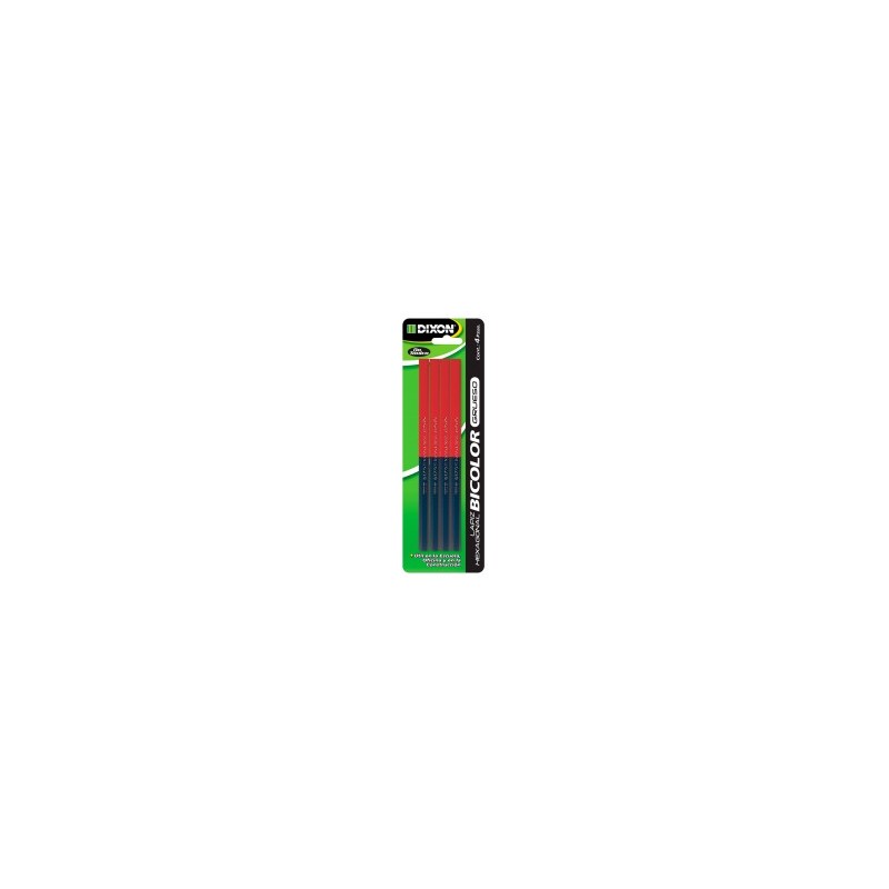 Lápiz Bicolor Grueso Dixon Bl/4