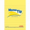 Block MemoTip Janel Rayado Amarillo 10.1 x 15.2 cm C/100 h.