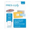 Etiqueta Laser Presaply 30605 1/100 21.6 X 27.9 Cm 8 1/2 X 11\" Carta"